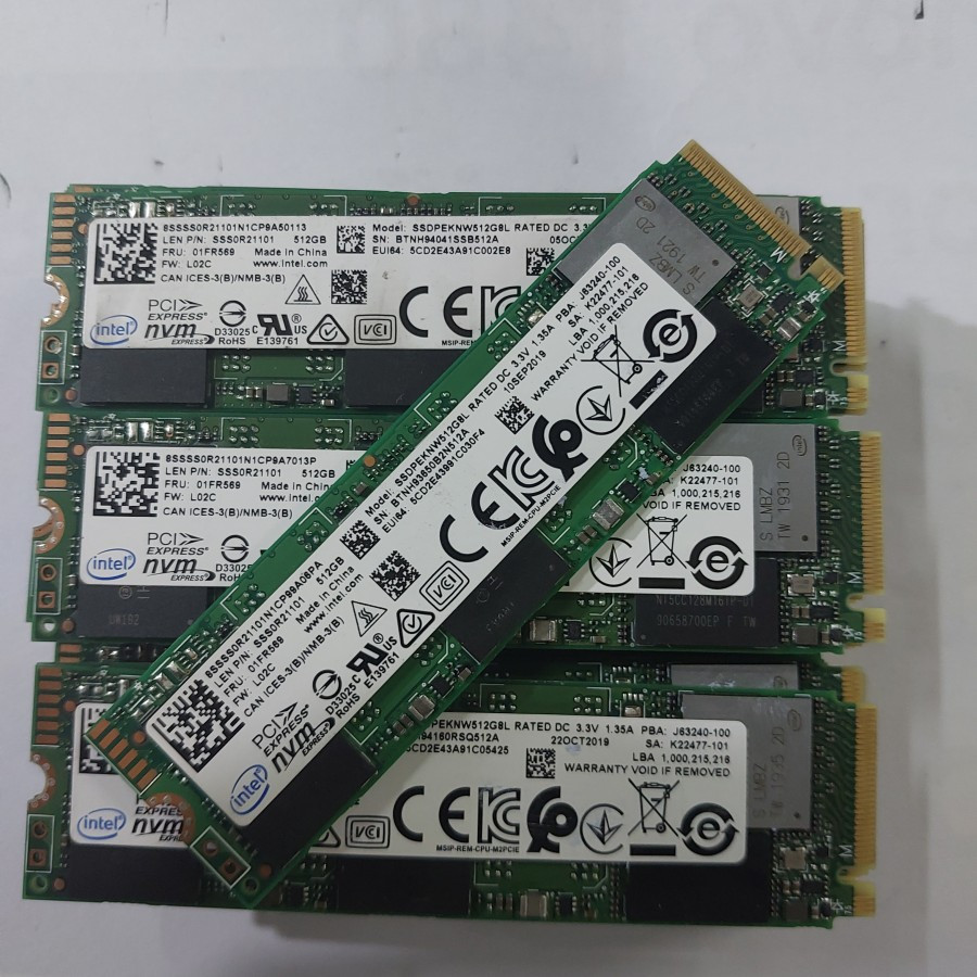 SSD M.2 NVME INTEL 512GB
