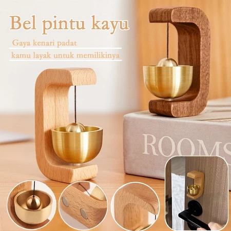 【✅ COD】Bel pintu/Bel Lonceng Pintu /bel pintu kenari/lonceng pintu kuningan/Bel pintu mewah yang rin