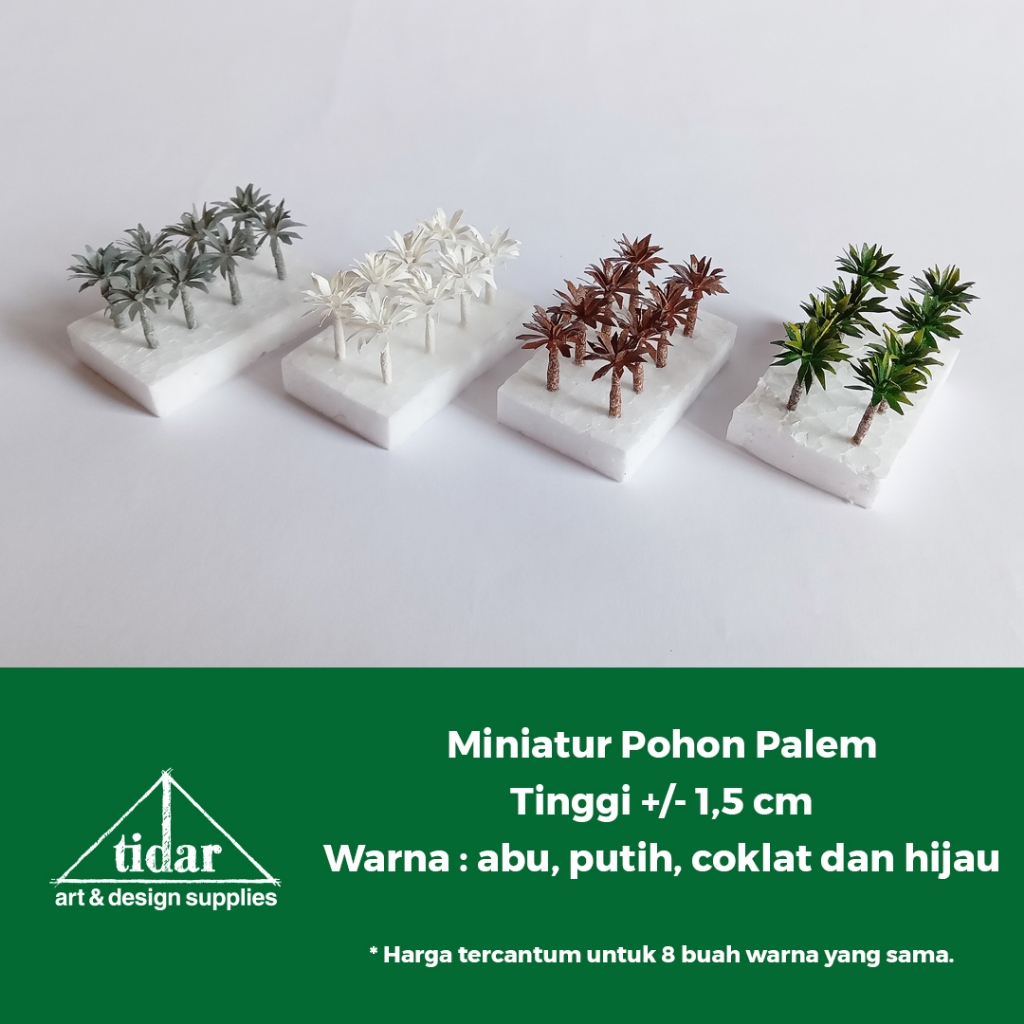 

[MR] MG - Miniatur Pohon Palem Tinggi 1,5 CM - Maket Tanaman Palm