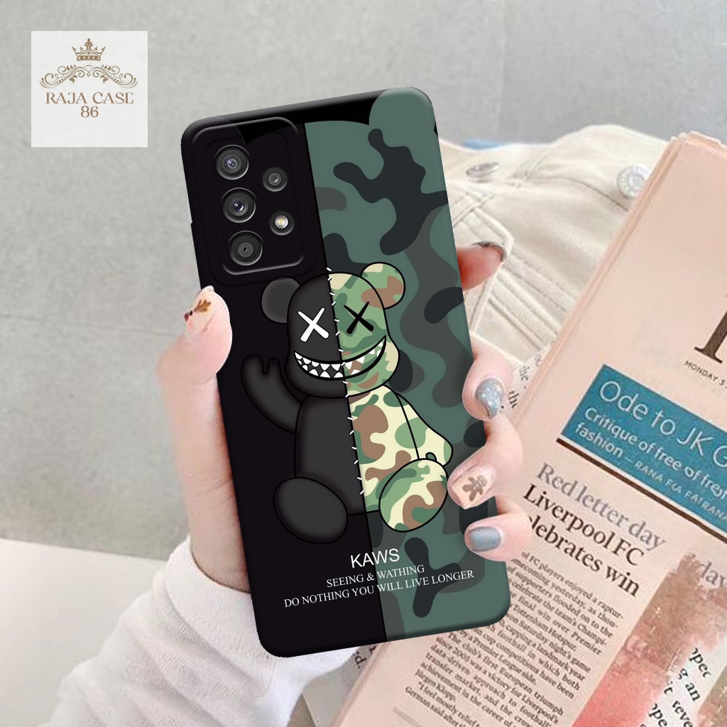 Softcase Samsung Galaxy A32 - rajacase - Casing  Samsung Galaxy A32 - Motif case kaws - Samsung -  c