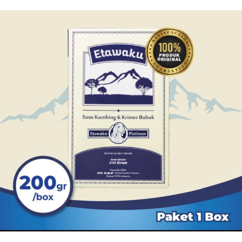

paket 1box susu etawaku platinum - original bubuk kambing etawa