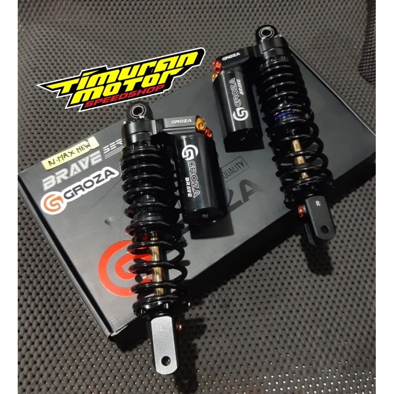 SHOCK GROZA BRAVE SERIES NMAX NEW - AEROX BLACK SERIES 305 MM