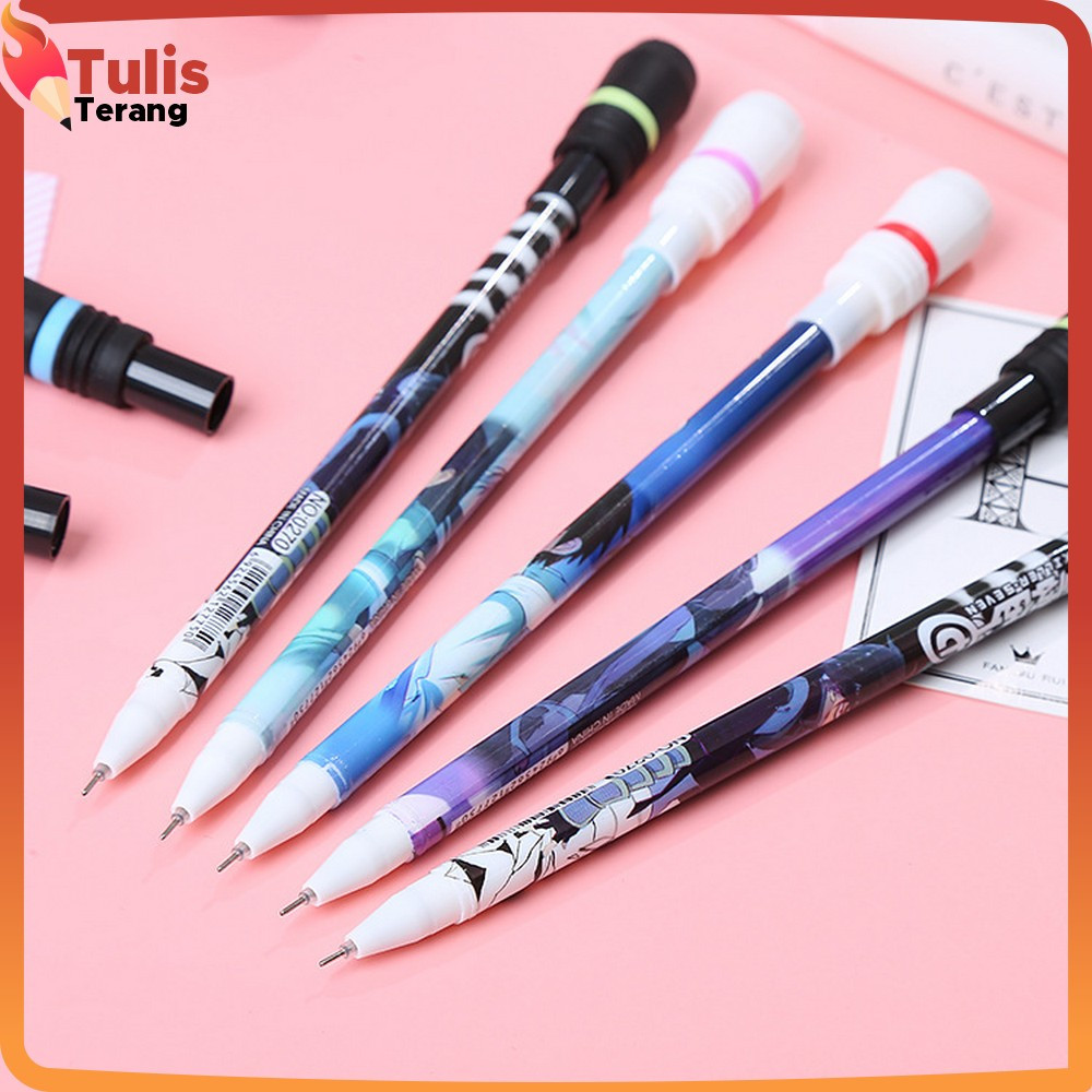 

Pena Pulpen Putar Mainan Anak Pen Spinner Balance / Spinning Pen Pulpen Putar Karakter Anti Stress Tulis Terang A38
