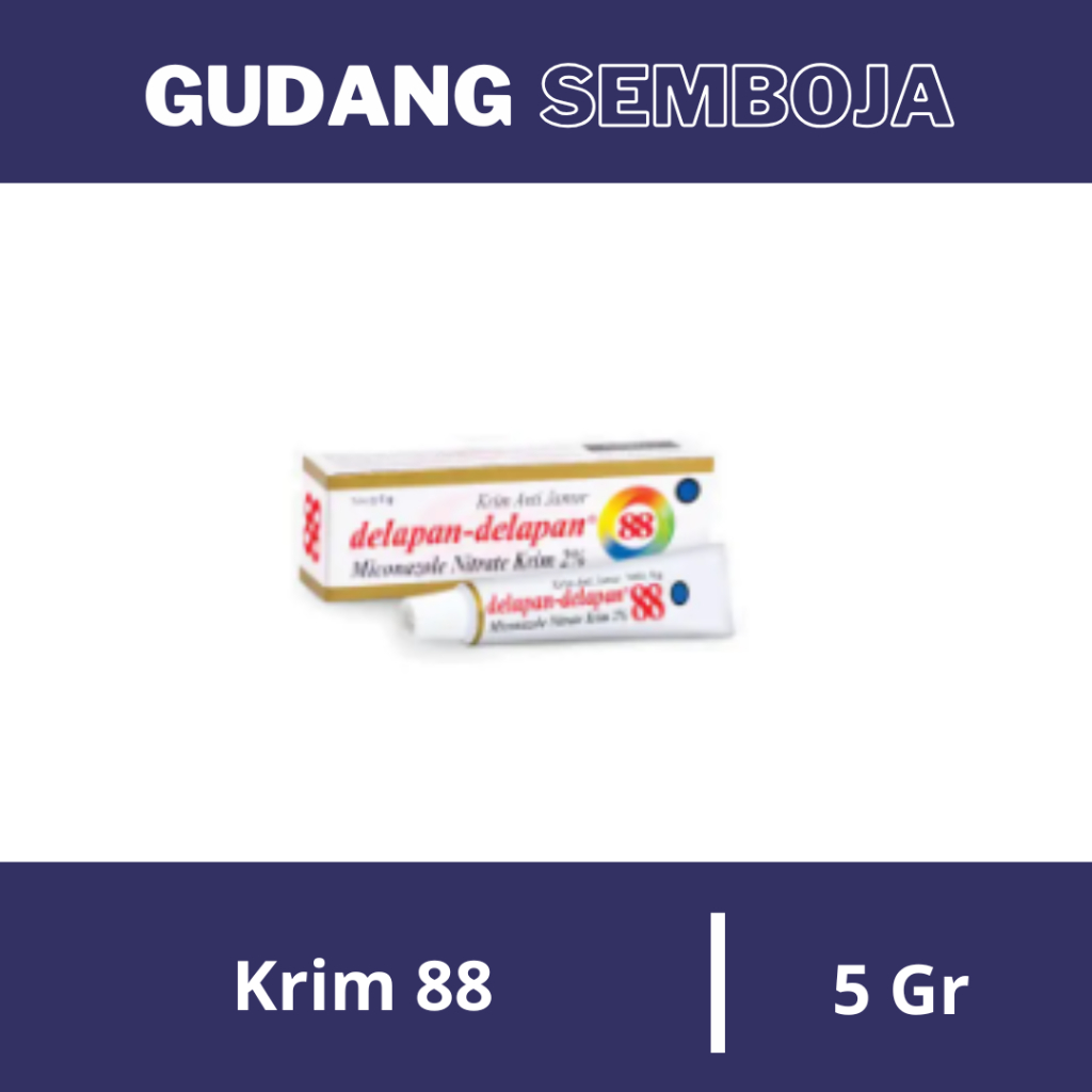 Krim 88 5 Gr / Krim Delapan Delapan / Krim Anti Jamur Panu Kurap