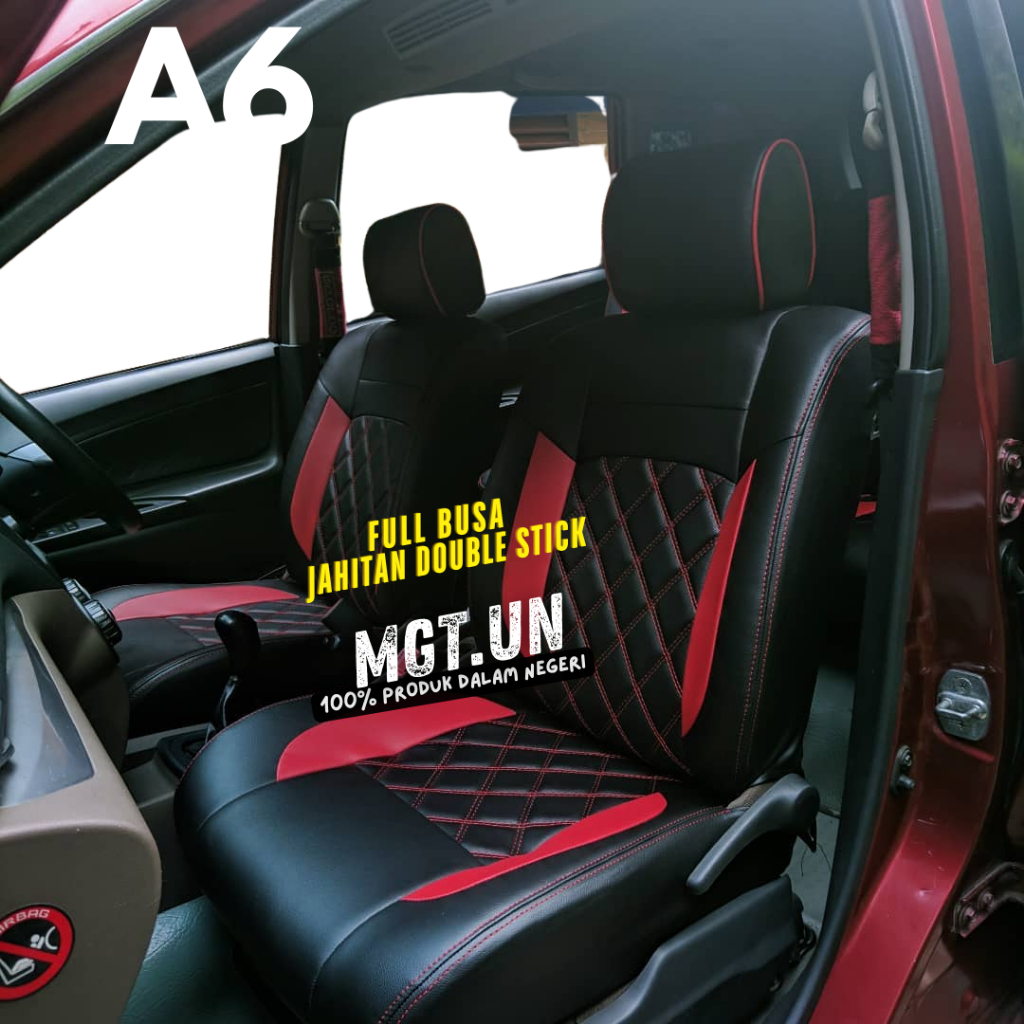 SARUNG JOK MOBIL AVANZA/XENIA 2011-2012 3 BARIS BAHAN MYO ANTI AIR ANTI DEBU