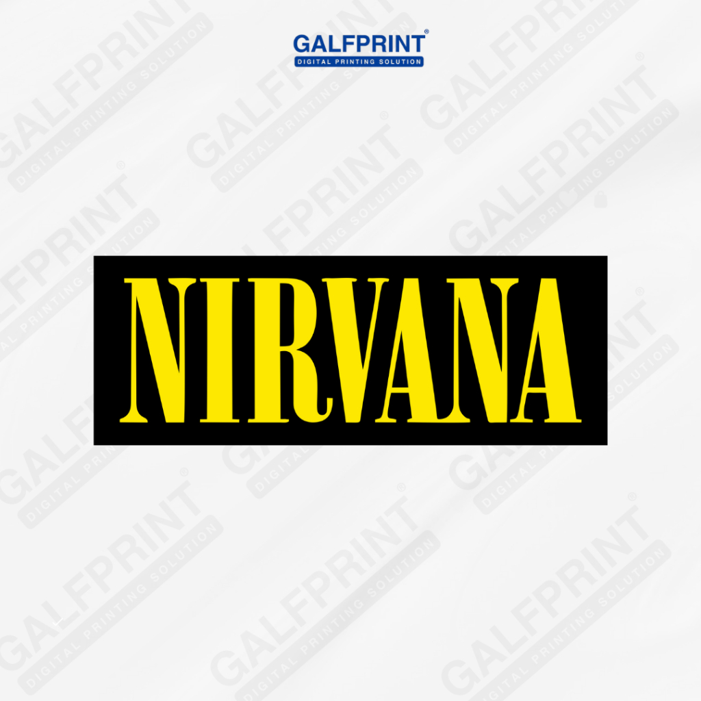 

STICKER BAND MUSIK NIRVANA LOGO HD VINYL