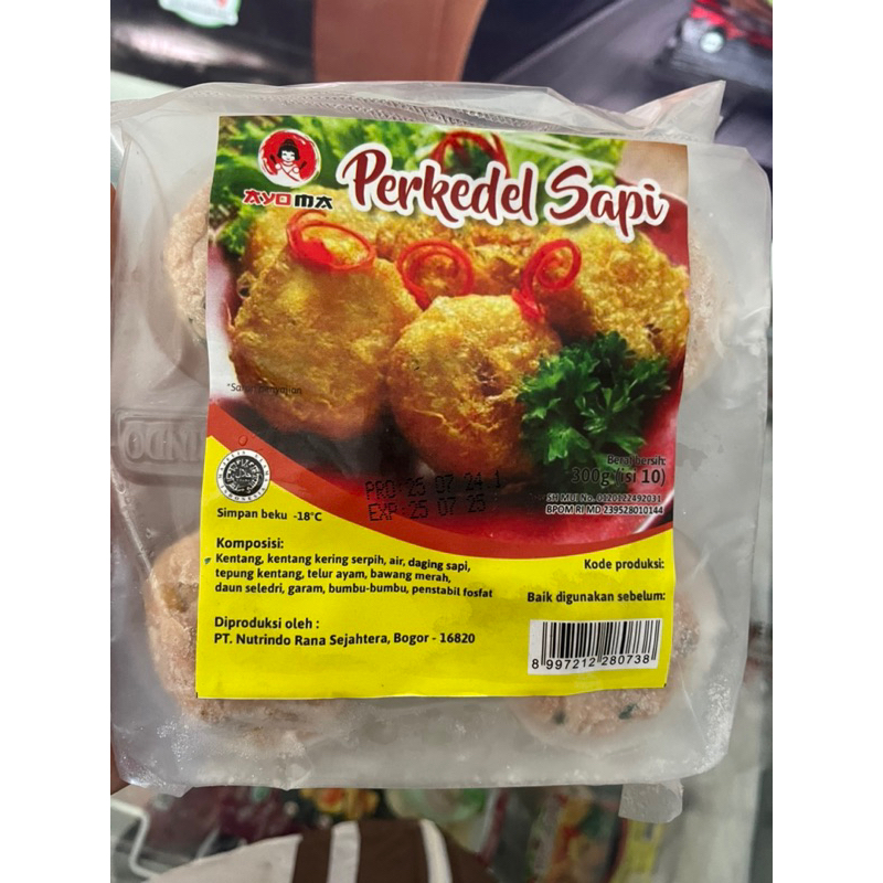 

Perkedel Sapi isi 10