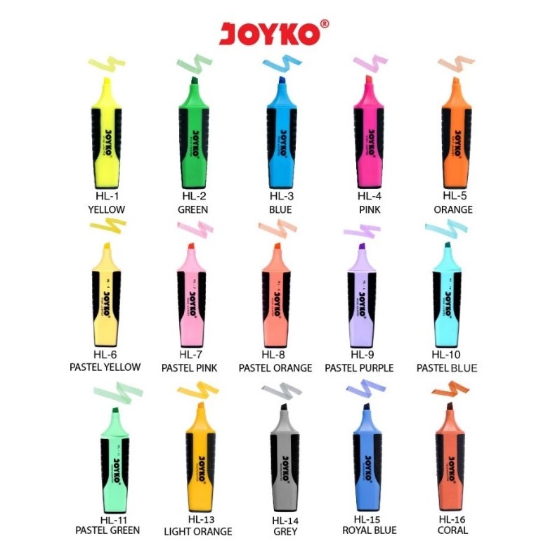 

Highlighter Joyko HL-5 Orange Murah (Pcs)
