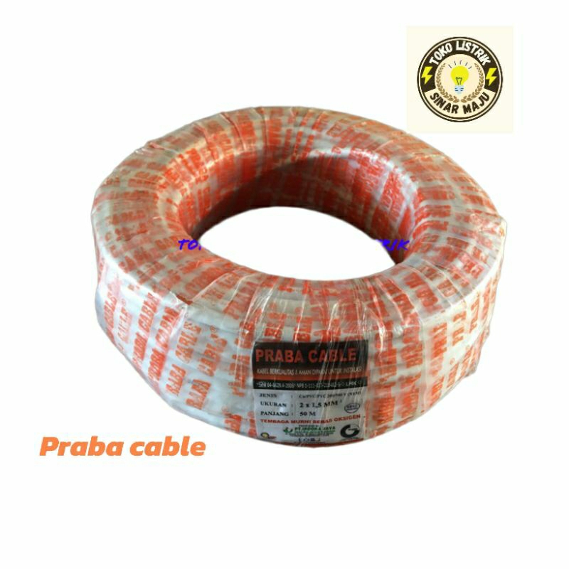 Kabel Nym Praba  2x1,5 mm per meter
