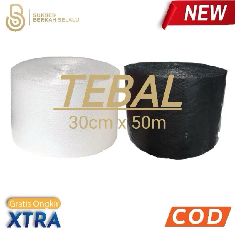 

BABLE WRAP HITAM 30 x 50 meter ( sudah di potong 30 cm)