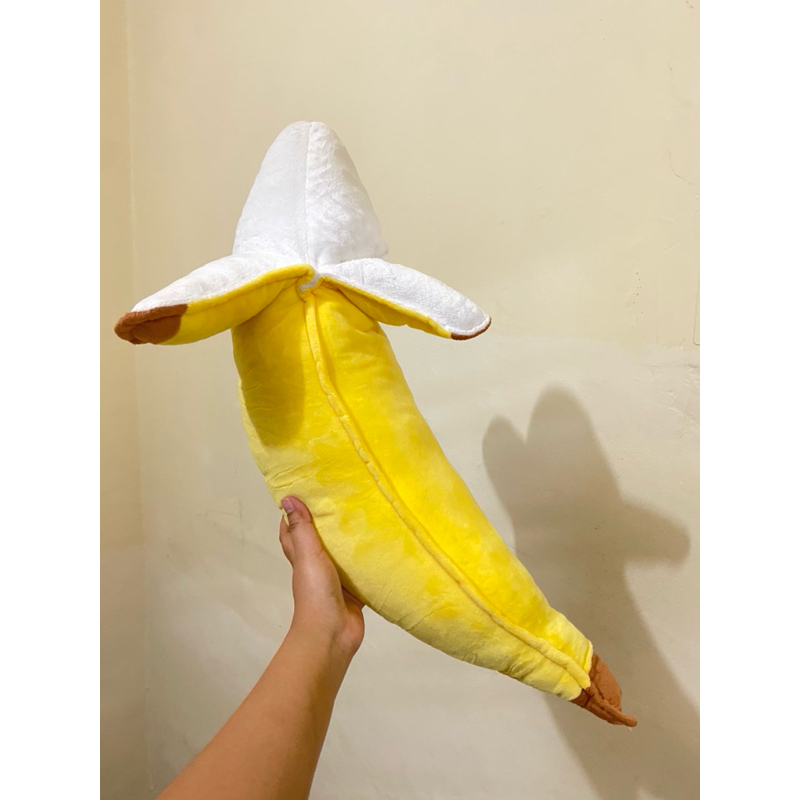 Boneka Karakter Buah Pisang Jumbo size 65cm / Boneka Buah Pisang / Boneka Big Banana