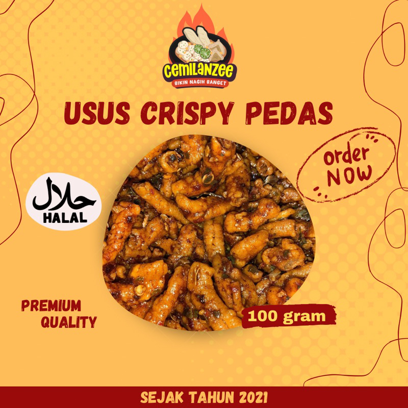 

USUS CRISPY PEDAS/ORI 100GR