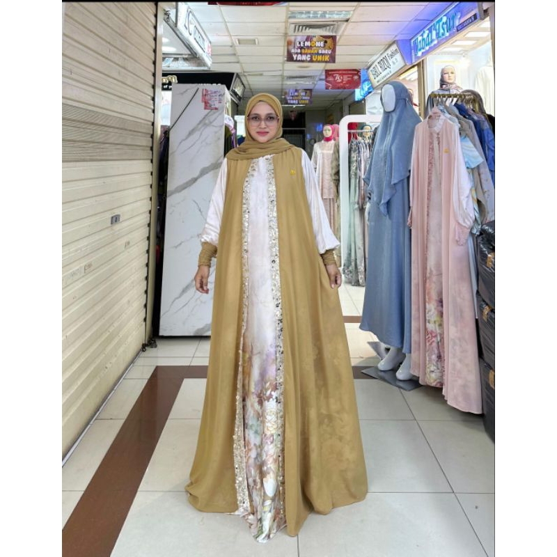 Gamis Ninona outer set hijab