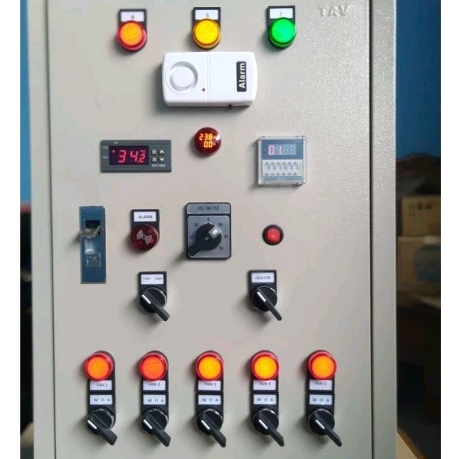 Panel kandang ayam close house, Panel blower Ekonomis