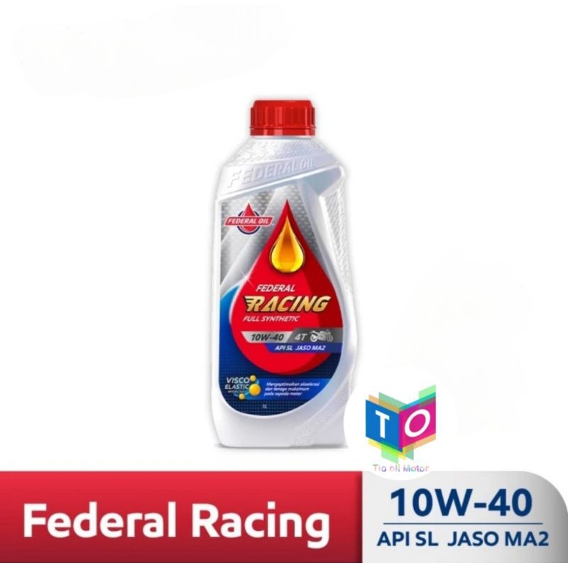 Federal Racing 10W-40 (1liter) Oli Mesin Motor Federal Racing