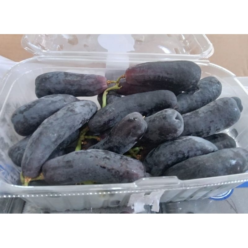 

buah anggur hitam saphire 1 dus isi 5 kg/ buah anggur jari 1 dus isi 5kg / buah anggur moondrop 1 dus isi 5kg