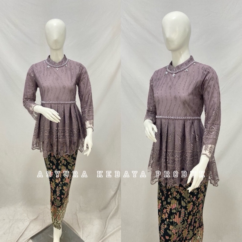 Kebaya Tunik Brokat / Kebaya Tunik / Kebaya Busui / Kebaya Brokat / Kebaya Wisuda / Kebaya Remaja