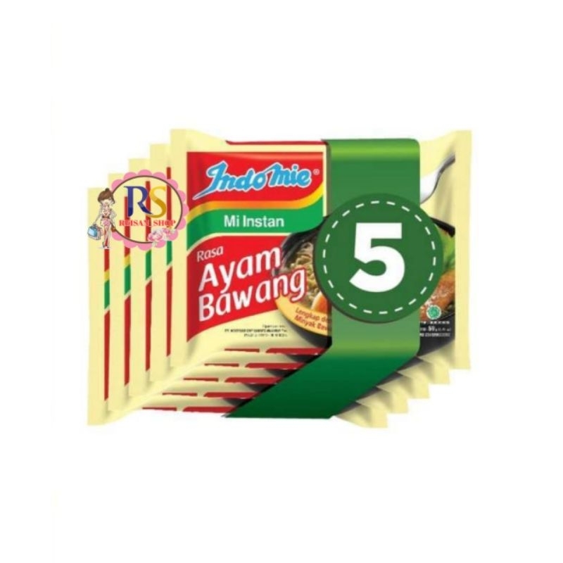 

Indomie varian rasa isi 5 pcs dan 10 pcs