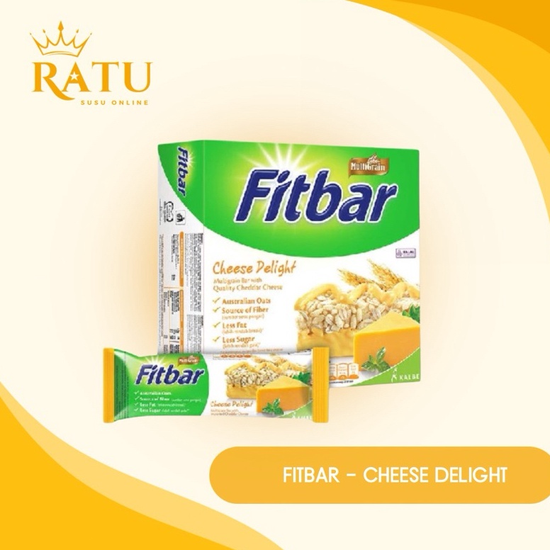 

Jaminan Kualitas FITBAR MULTIGRAIN CHEESE DELIGHT 1 BOX 5 pcs x 2 g