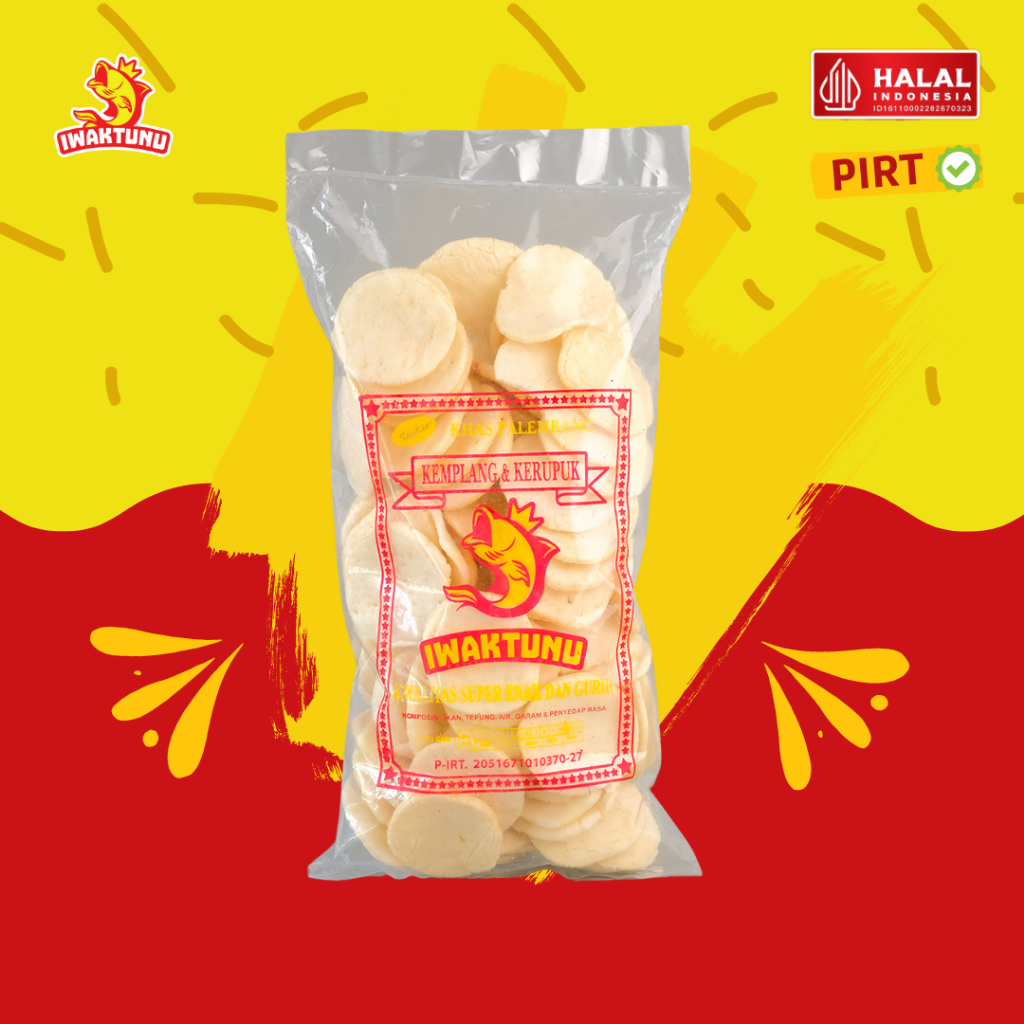 

Iwaktunu Kemplang Kancing Tipis Ikan Tenggiri 200g Asli Palembang