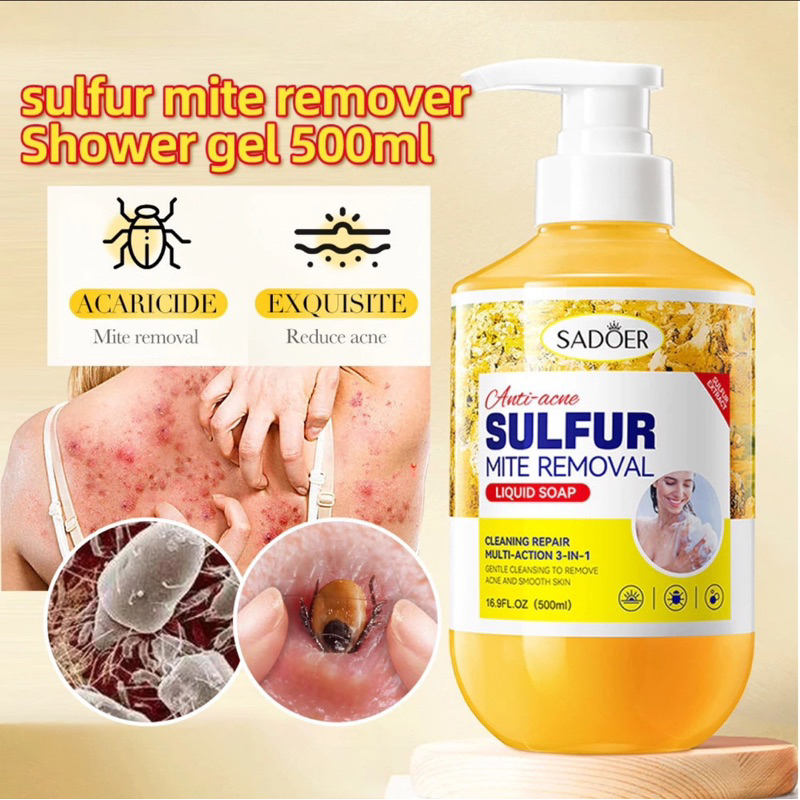 SADOER SULFUR BODY WASH ANTI-ACNE 500ML