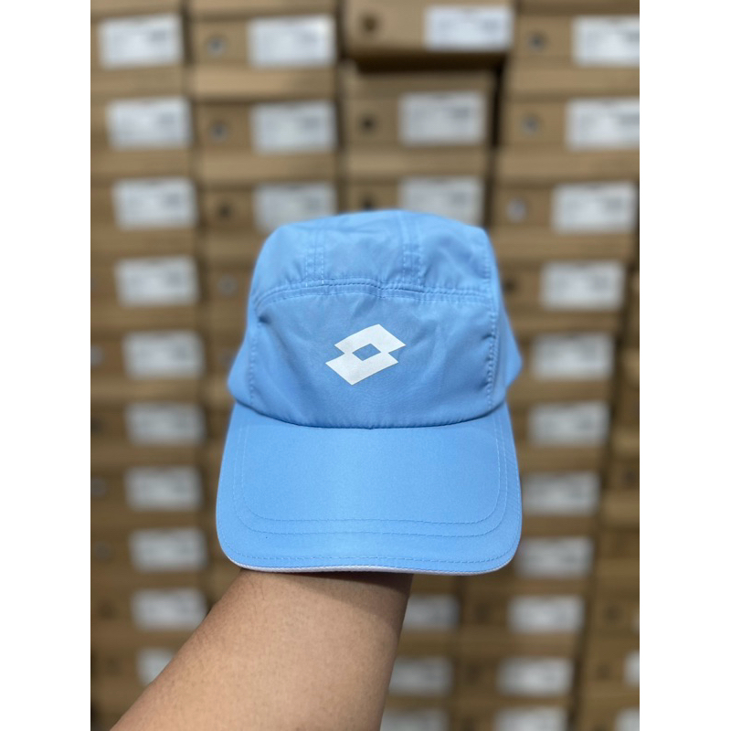 TOPI RUNNING LOTTO CASPEN CAPS BLUE LOTCP240101U ORIGINAL