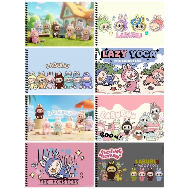 

Buku Gambar Premium A4 Ring Buku Sketsa Sketchbook Premium A4 Ring - Labubu Edition