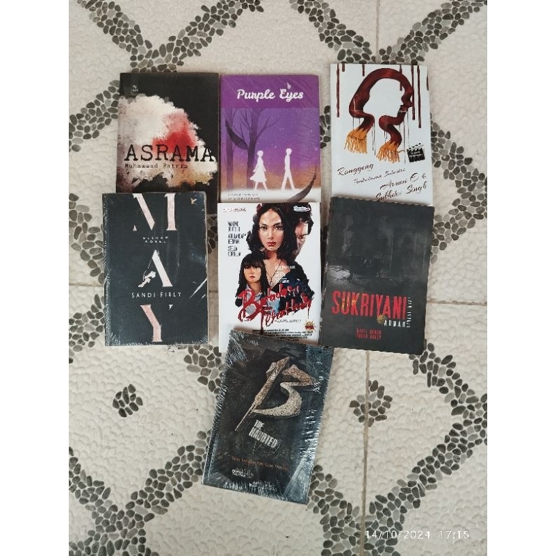 Buku Variasi Novel Misteri, ASRAMA, 13 THE HOUNTED, SUKRIYANI, GUNS JAEHYUN , BIDADARI TERAKHIR, MAY