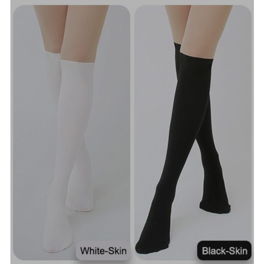 DONATI Crotchless Two Tone Golf Stocking Plain 15D 80D Non Slip - Stocking Golf Wanita