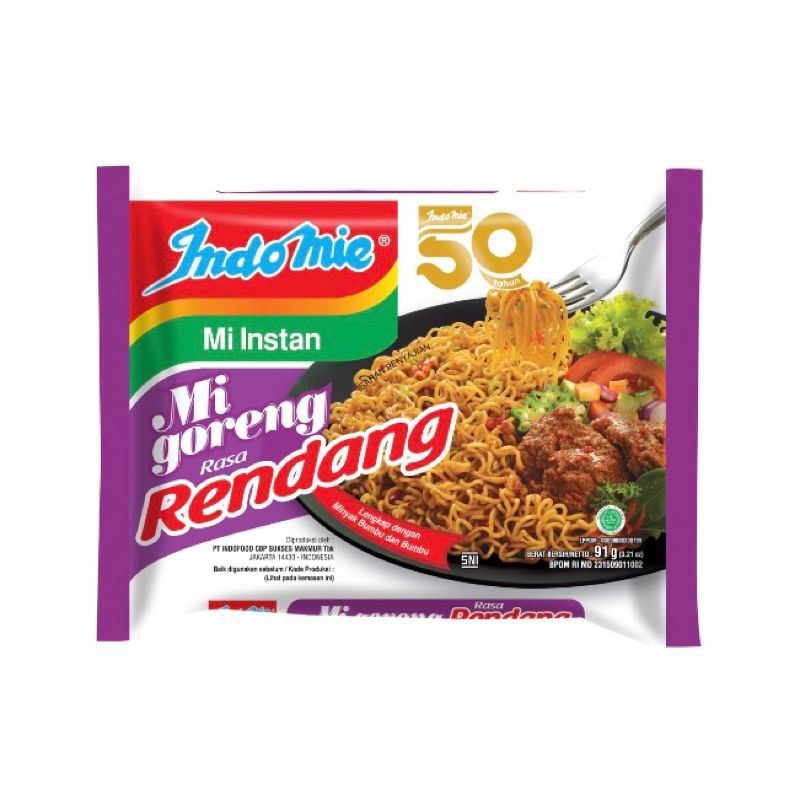 

Indomie Goreng Rendang - Mie Instan 91gr