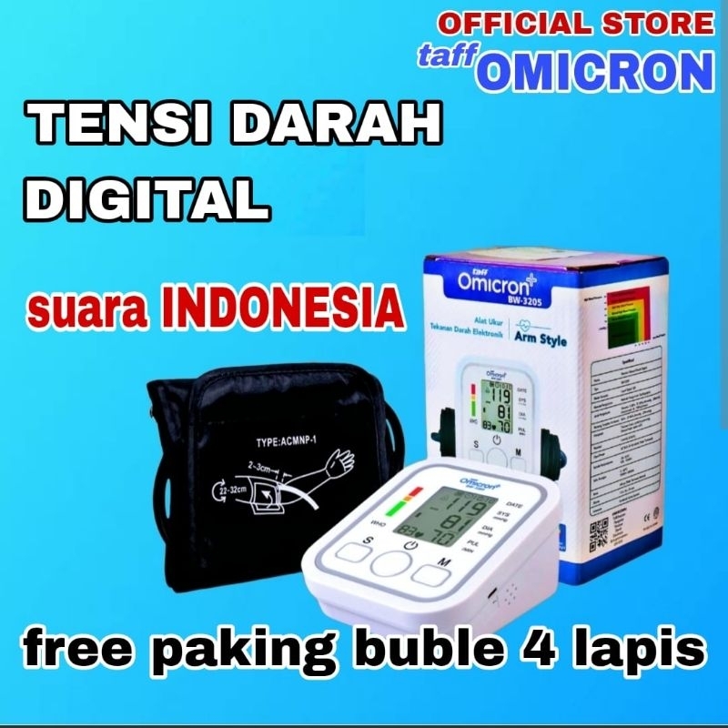 TAFF OMiCRON TENSI DARAH TENSIMETER ALAT UKUR TEKANAN DARAH OMICRON TENSIMETER DIGITAL TENSI DIGITAL