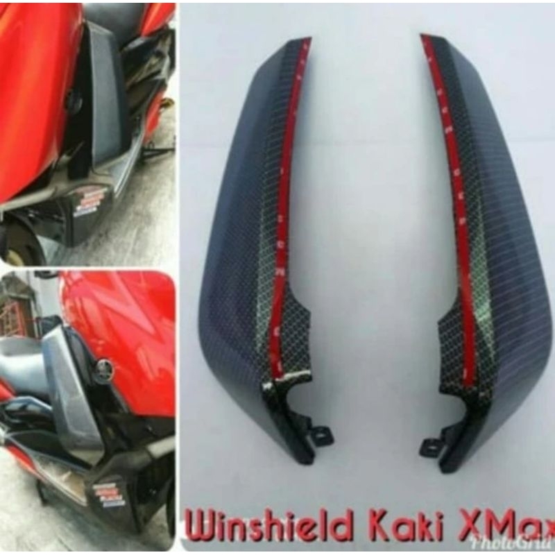 Windshield Kaki Xmax 250 Carbon Nemo