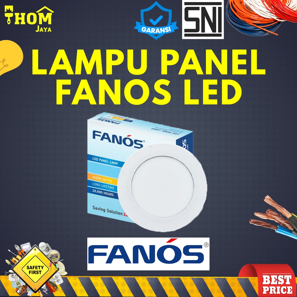 LAMPU LED / PANEL LED / LED PANEL / LED DOWNLIGHT - FANOS PANEL LED