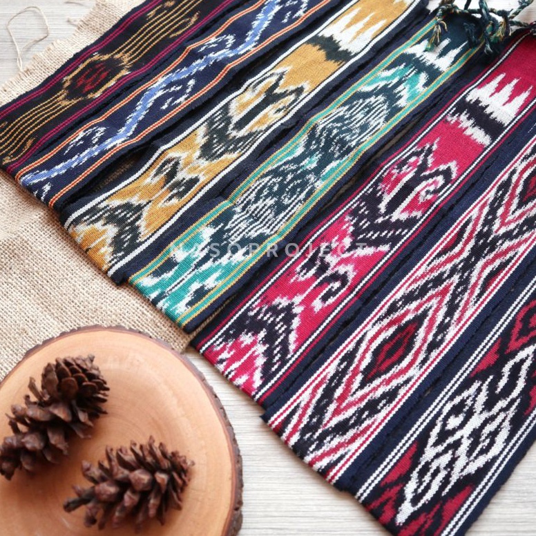 Terkini Syal Ikat Kepala Tenun Ek Dayak Kalimantan Toraja NTT