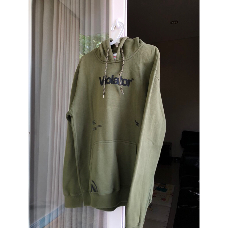 Preloved Hoodie Cowok/Cewek Bloods Actv Violator (Like New) (Harga NET)