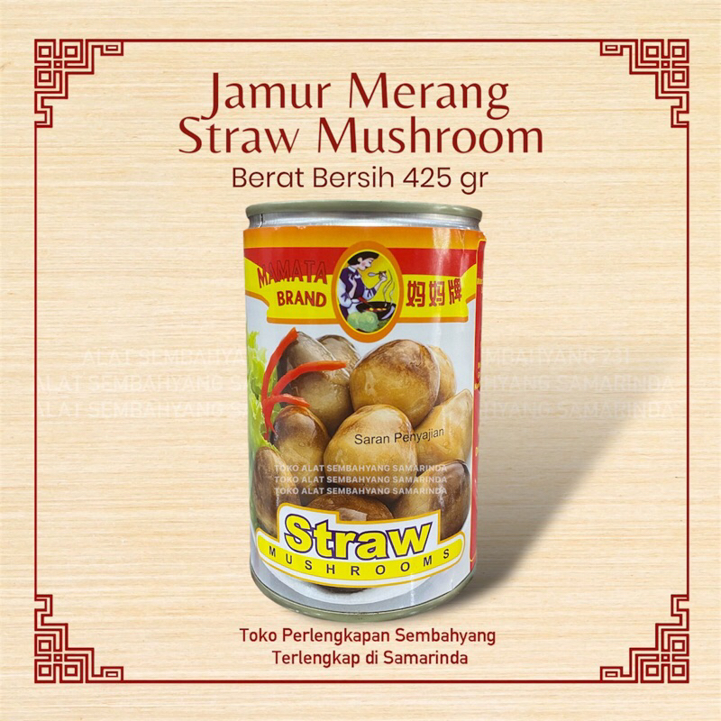 

Jamur Merang / Straw Mushroom / Mamata Brand