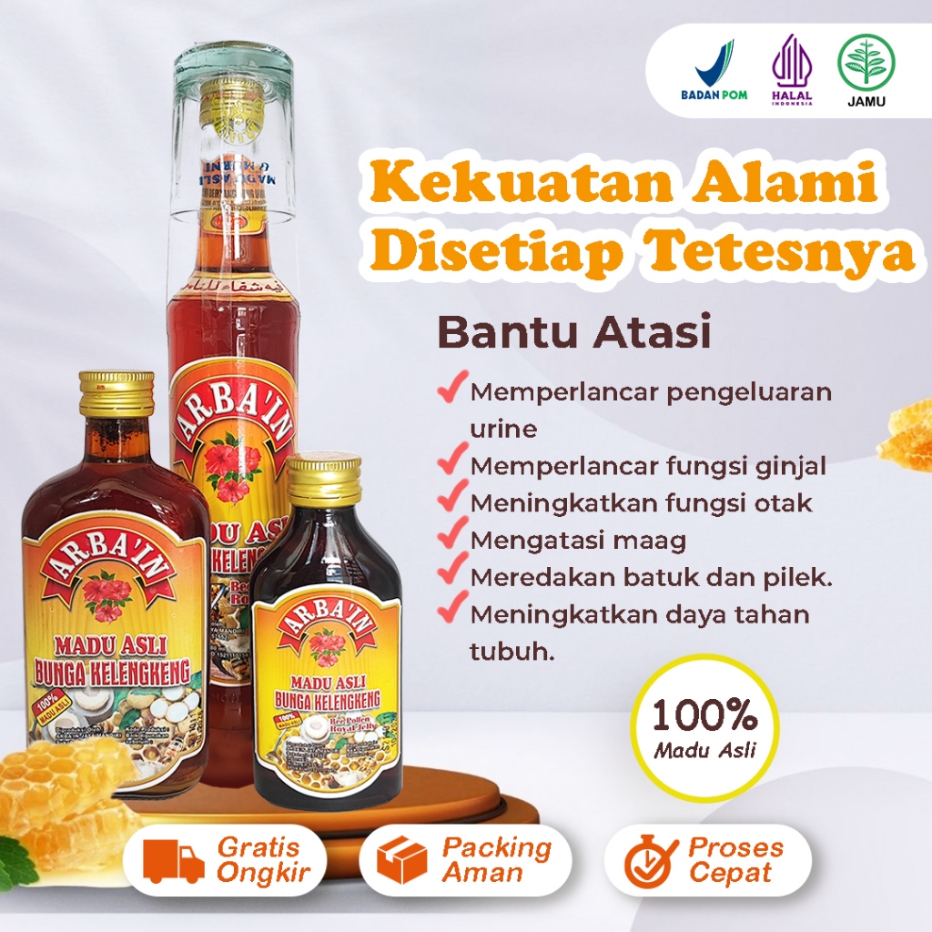 

Madu Bunga Kelengkeng Asli Arbain