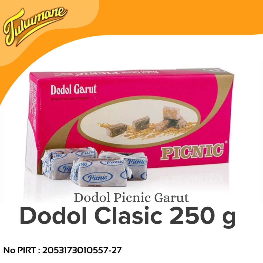 

Dodol Garut Picnic Clasic 250 g Dodol Garut Original