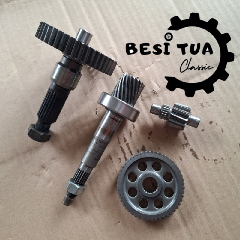 Rasio gearbox gigi gardan transmisi beat karbu scoopy karbu spacy karbu original