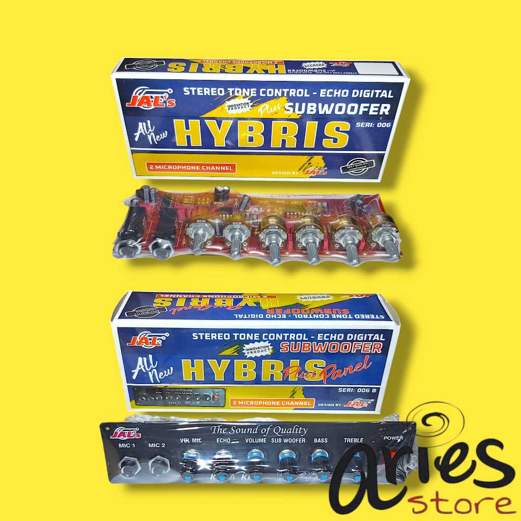 Kit Driver Tone Control Stereo Mic Echo Subwoofer HYBRIS