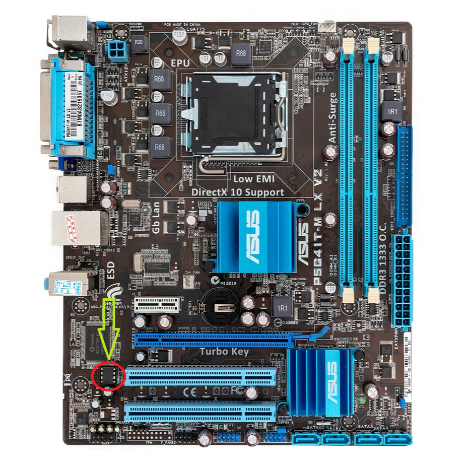 IC BIOS Asus P5G41T-M LX V2