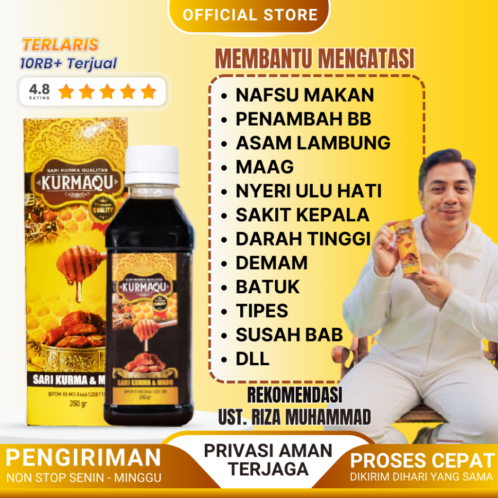 

Sari Kurma Kurmaqu Madu Kurma Asli 100% Original