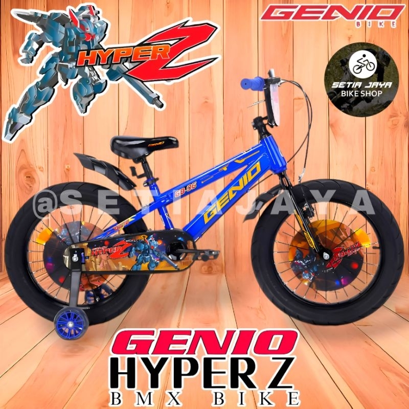 Sepeda Anak BMX 18 Inch GENIO HYPER Z GB-06 Steel Ban Jumbo New