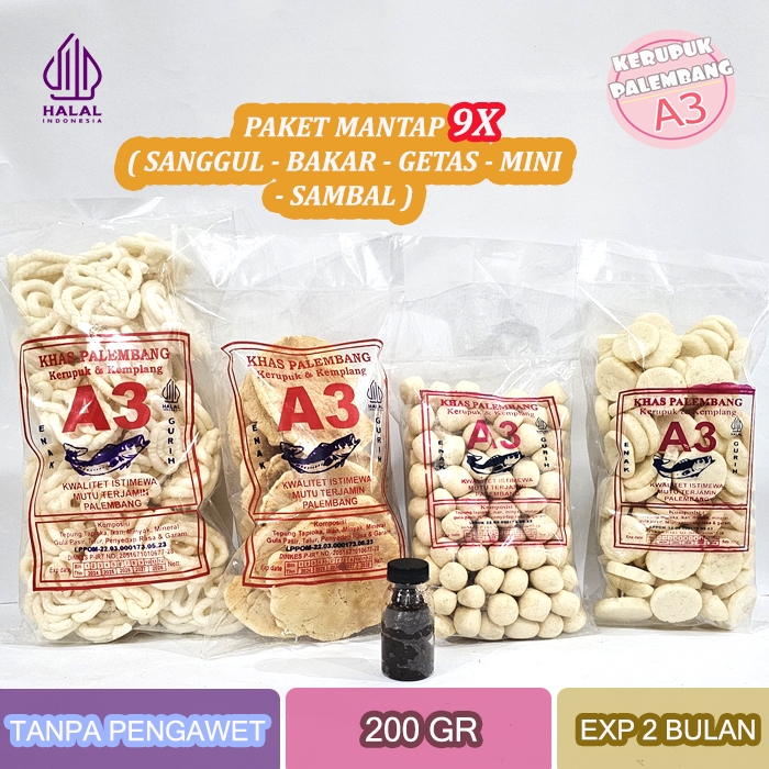 

Paket Mantap 9 Kerupuk Sanggul Mini Getas Kemplang Bakar Tenggiri 800GR