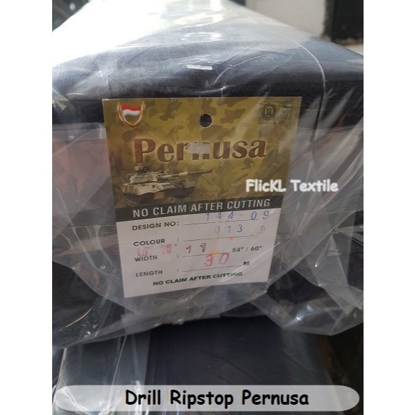 Bahan Kain Drill Ripstop Pernusa Army Celana Baju Event Kemeja Seragam Rollan