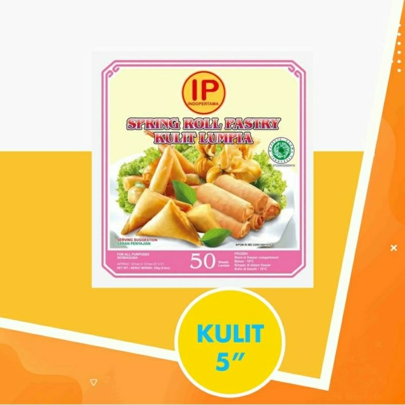 

kulit lumpia IP kecil 250 gr isi 50