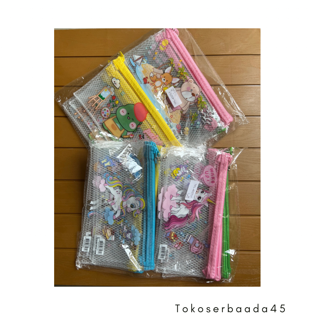 

Kotak pensil Jaring Transparan Motif Kuda Poni Tempat Pulpen Transparant Karakter Keropi Souvenir ..