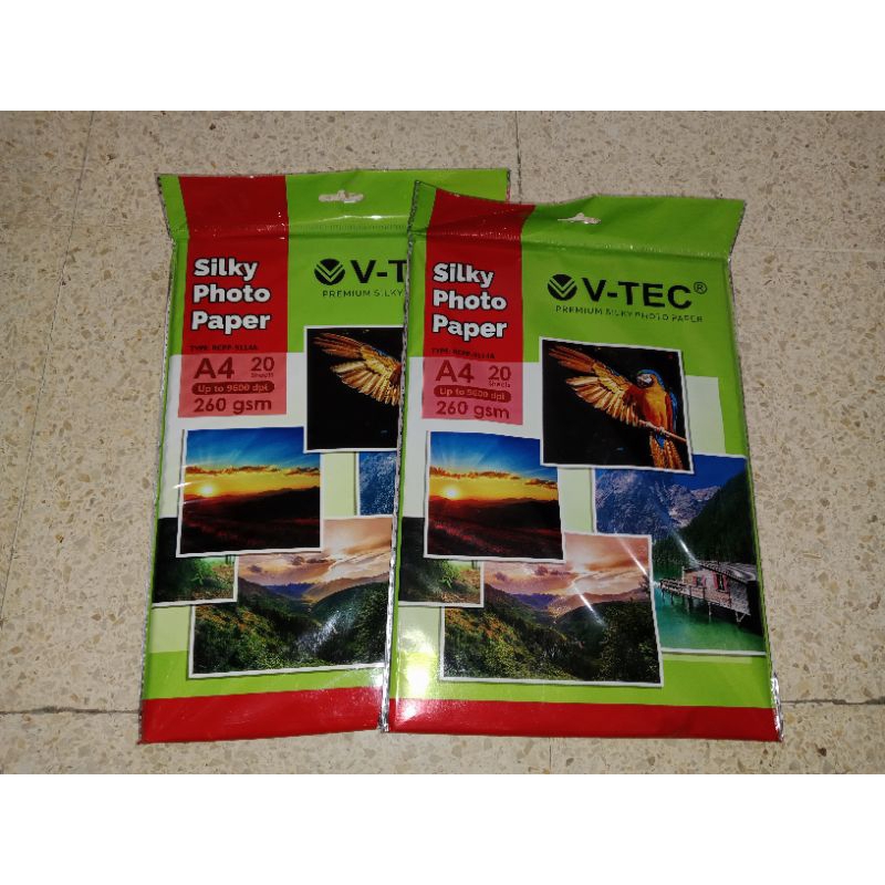 

Glosy Paper Vtec A4 260g