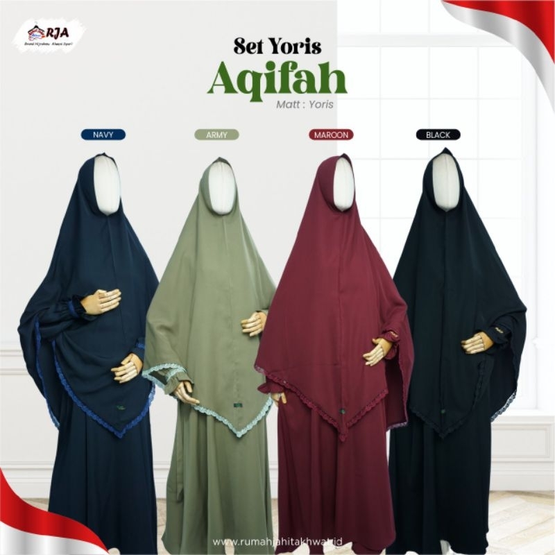 SET AQIFAH YORIS GAMIS SET JILBAB