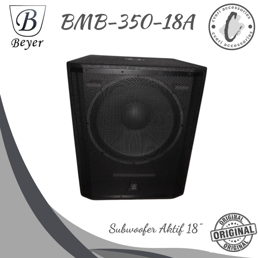 Beyer Subwoofer BMB350 Subwoofer Aktif 18 inch 1000 Watt BMB-350